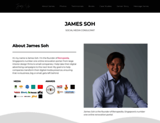 james-soh.com screenshot