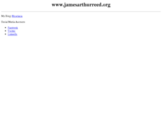 jamesarthurreed.org screenshot