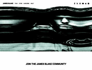 jamesblakemusic.com screenshot