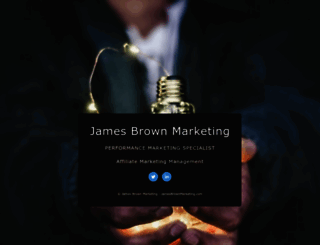 jamesbrownmarketing.com screenshot