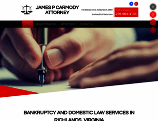 jamescarmodylaw.com screenshot