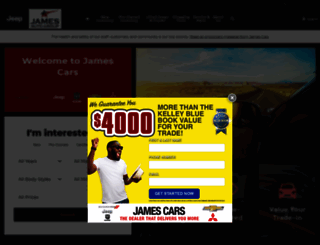 jamescars.com screenshot