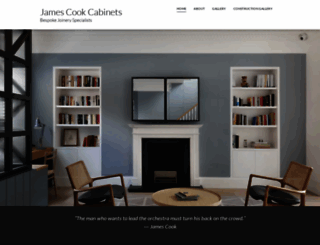 jamescookcabinets.com screenshot