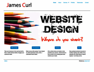 jamescurl.co.uk screenshot