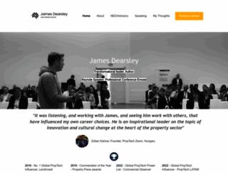 jamesdearsley.co.uk screenshot