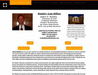 jamesfstanleylaw.com screenshot
