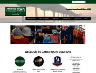 jamesgangprinting.com screenshot