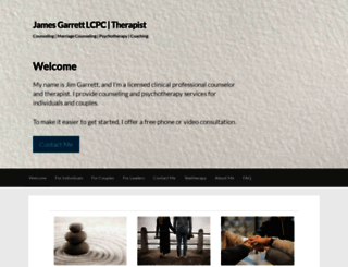 jamesgarrett-lcpc.com screenshot