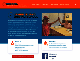 jamesislanddrivingschool.com screenshot