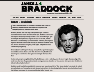 jamesjbraddock.com screenshot