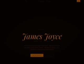 jamesjoyceprague.cz screenshot