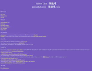 jameslick.com screenshot