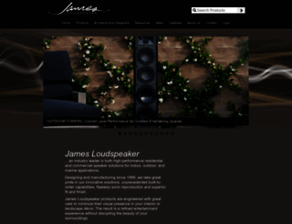 jamesloudspeaker.com screenshot