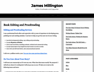 jamesmillington.net screenshot