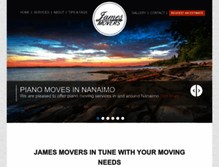 jamesmovers.com screenshot