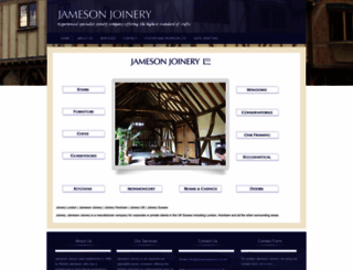jamesonjoinery.co.uk screenshot