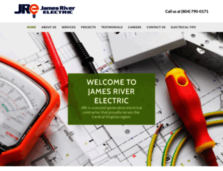 jamesriverelectric.com screenshot