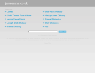 jamessays.co.uk screenshot