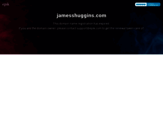 jamesshuggins.com screenshot