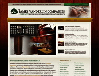 jamesvanderlin.com screenshot