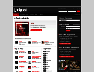 jameswills.unsigned.com screenshot