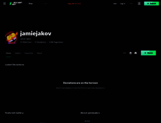 jamiejakov.deviantart.com screenshot