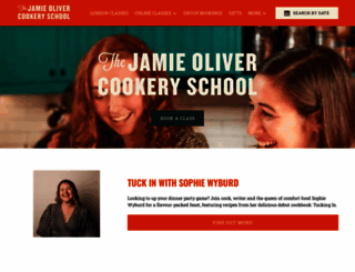jamieolivercookeryschool.com screenshot