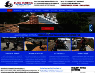 jamieroofingrepairnj.com screenshot