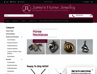 jamieshorsejewelry.com screenshot