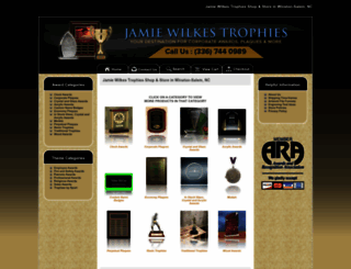 jamiewilkestrophies.com screenshot