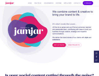 jamjar-pr.co.uk screenshot