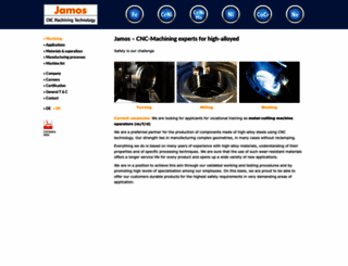 jamos-cnc.com screenshot
