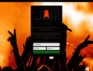 jamyourself.launchrock.com screenshot