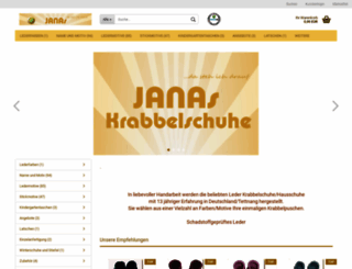 janashausschuhe.de screenshot