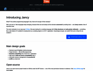 jancy.org screenshot