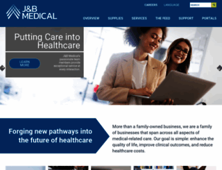 jandbmedical.com screenshot
