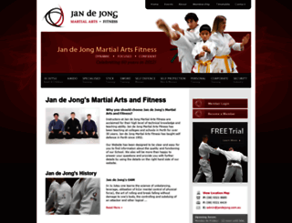jandejong.com.au screenshot