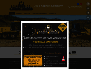 jandjasphaltcompany.com screenshot