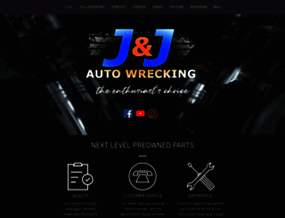 jandjautowrecking.com screenshot