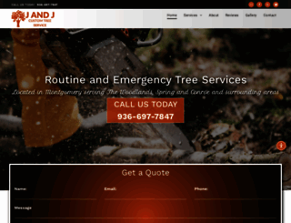 jandjcustomtreeservicetx.com screenshot