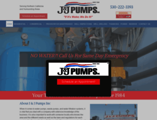 jandjpumps.com screenshot