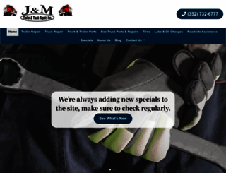 jandmtrailerrepair.com screenshot