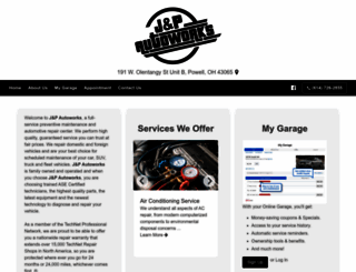 jandpautoworks.com screenshot