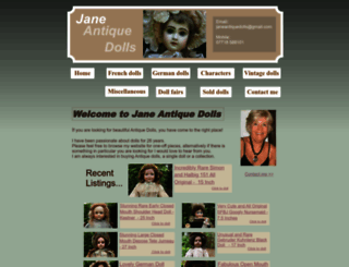 jane-antiquedolls.com screenshot