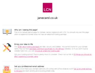 janecarol.co.uk screenshot