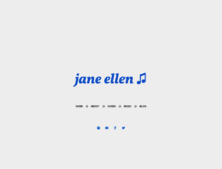 janeellen.com screenshot