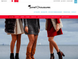 janel-chaussures.com screenshot