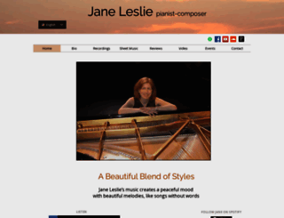 janeleslie.com screenshot