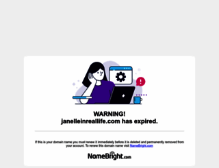 janelleinreallife.com screenshot