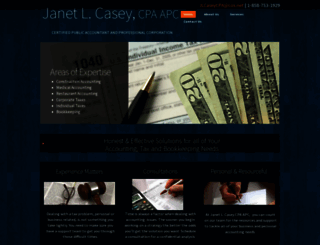 janetcaseycpa.com screenshot